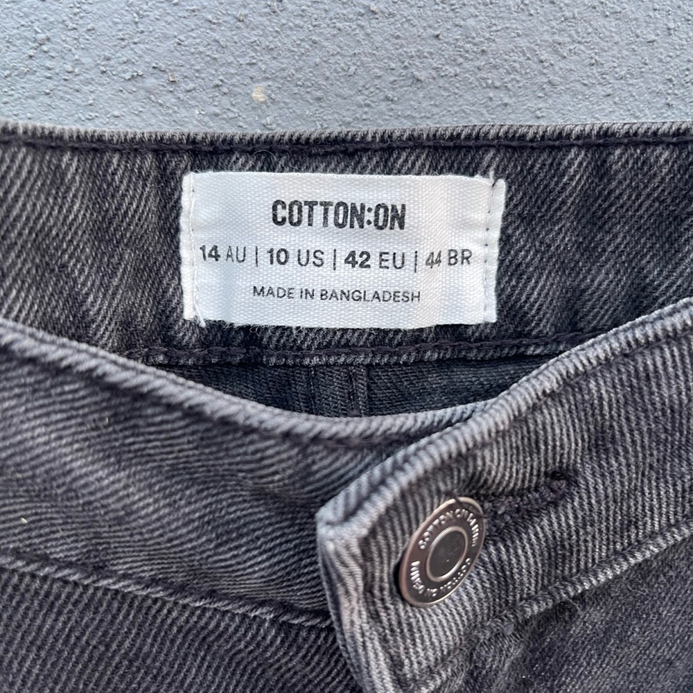 Cotton:On Women's Bailey Denim Maxi Skirt with Slit Graphite Black - Picture 8 of 11